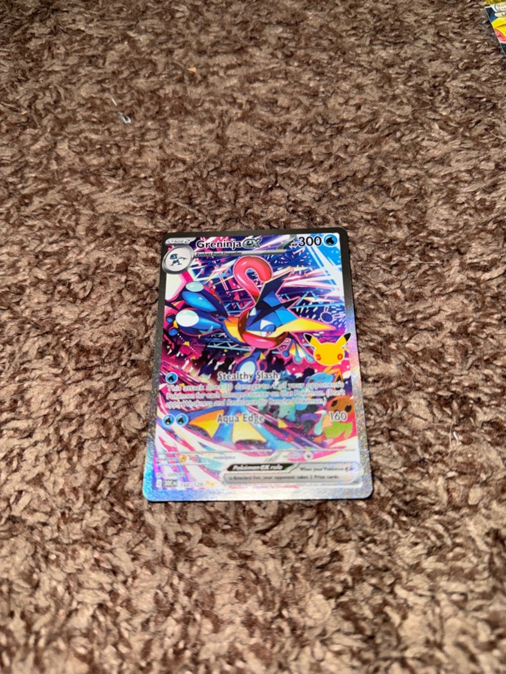 Pokemon Greninja EX 148/128 30th celebration